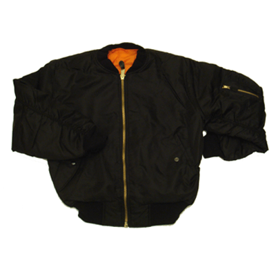 Cazadora Bomber color negro