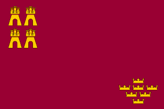 Bandera comunidades autonomas serigrafiadas con escudos