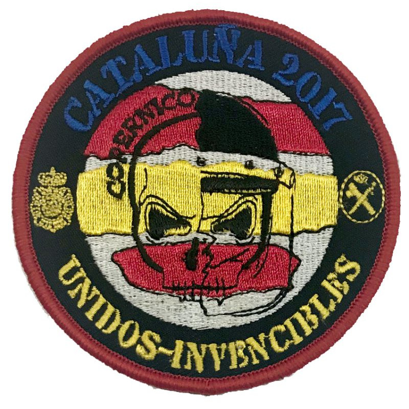 Escudo bordado Cataluña 2017 Copérnico unidos-invencibles