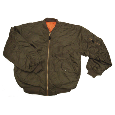 Cazadora Bomber color verde