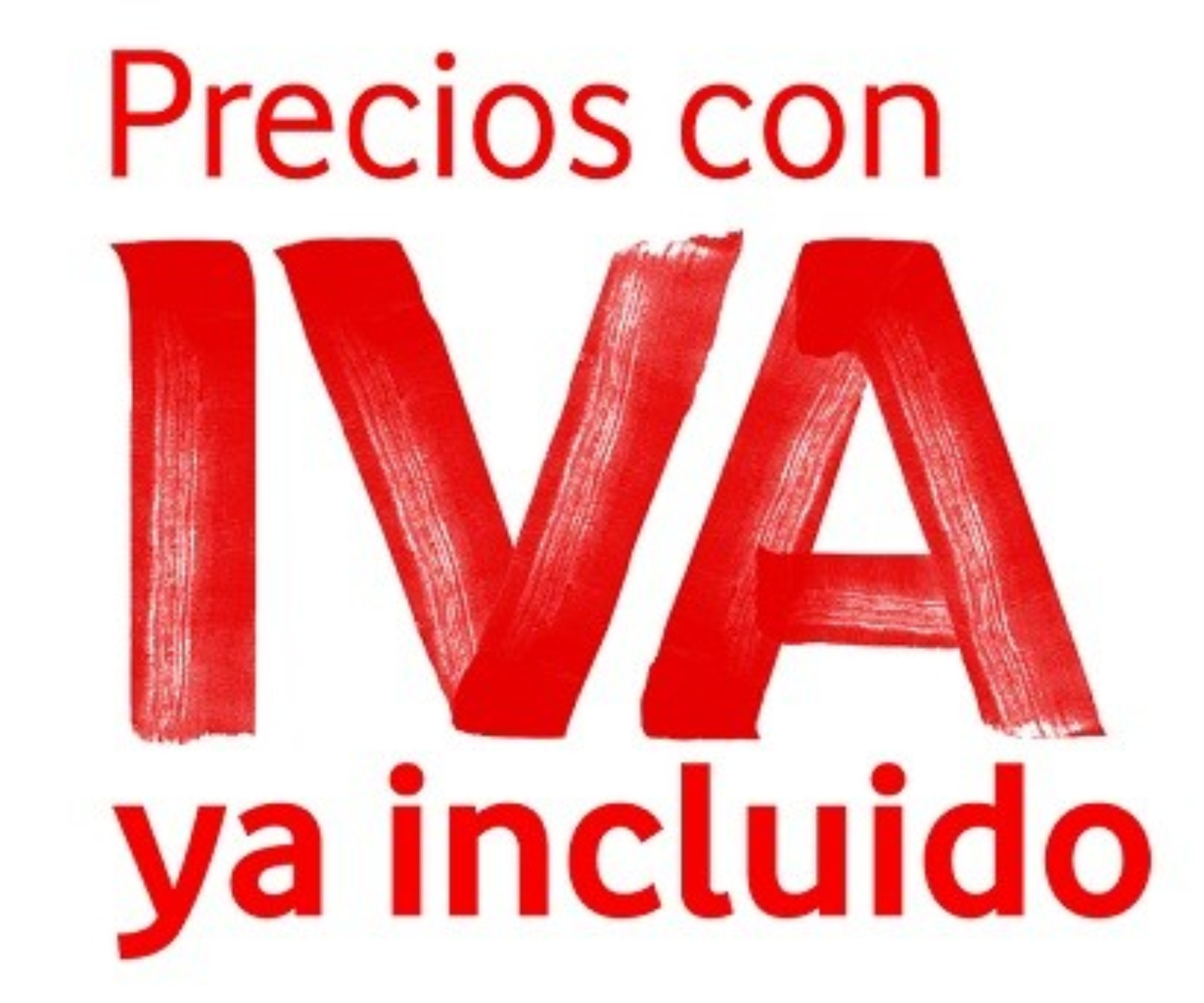 Precios con iva incluido