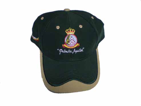 Gorra bordada PATRULLA ÁGUILA color azul y beig