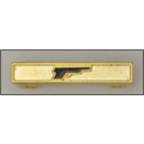 Distintivo metálico tirador selecto Barra Pistola