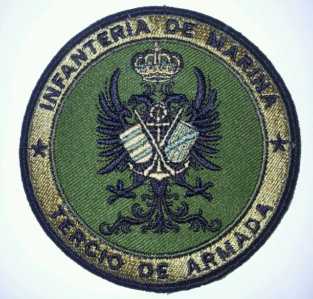 Escudo bordado Infanteria de Marina Tercio de la Armada